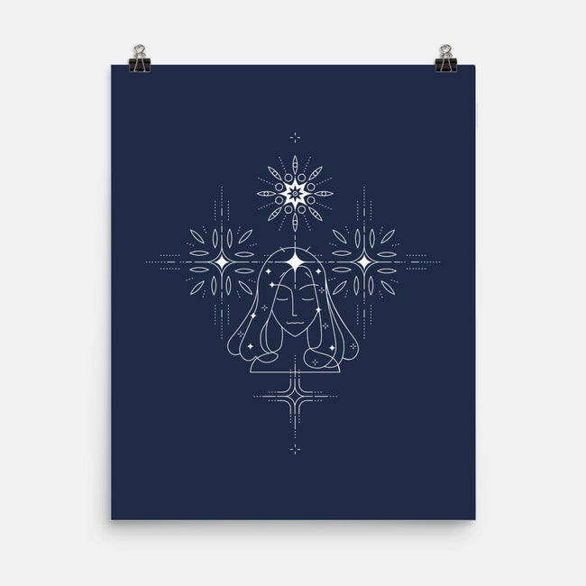 Virgo Doodle-None-Matte-Poster-MaxoArt