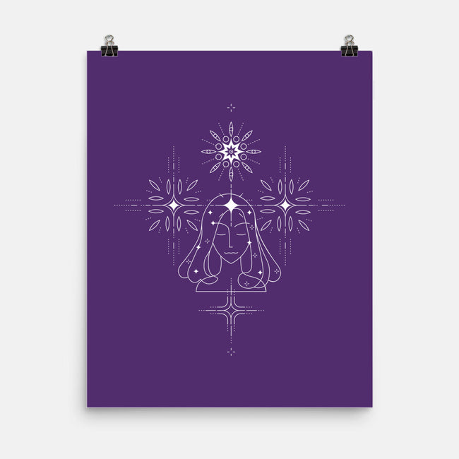 Virgo Doodle-None-Matte-Poster-MaxoArt