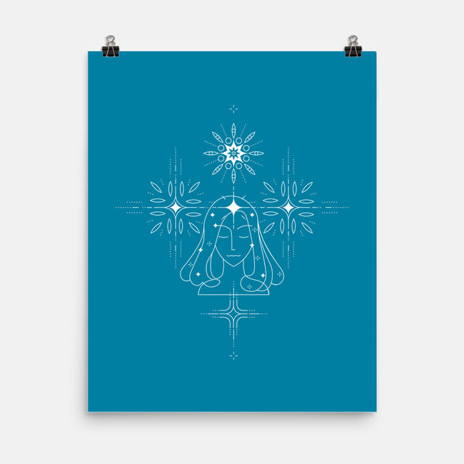 Virgo Doodle-None-Matte-Poster-MaxoArt