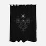 Virgo Doodle-None-Polyester-Shower Curtain-MaxoArt