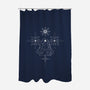 Virgo Doodle-None-Polyester-Shower Curtain-MaxoArt
