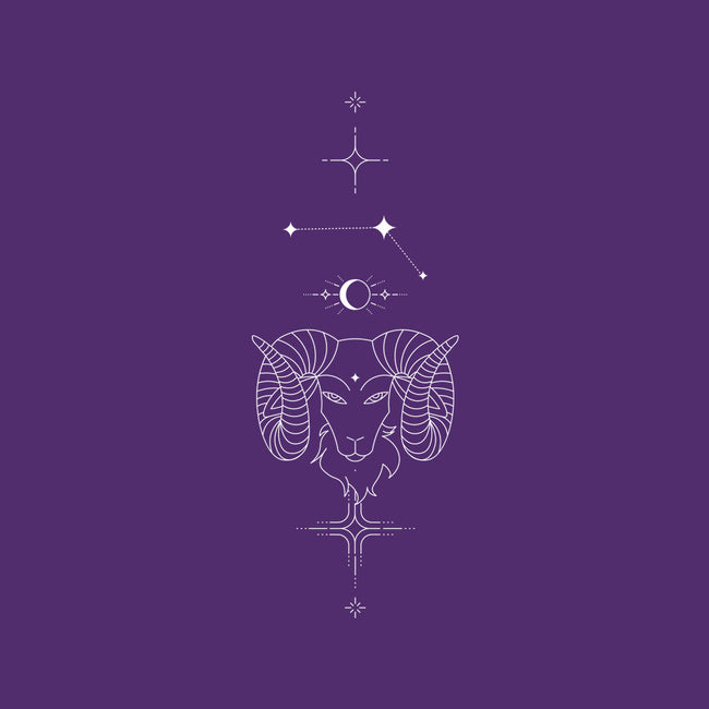 Aries Doodle-None-Fleece-Blanket-MaxoArt