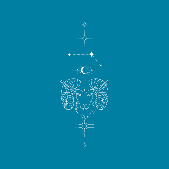Aries Doodle-None-Fleece-Blanket-MaxoArt