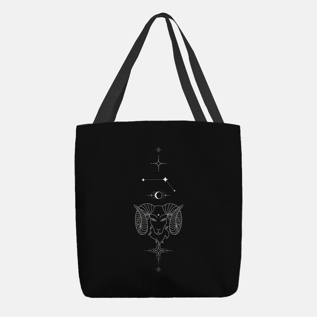 Aries Doodle-None-Basic Tote-Bag-MaxoArt