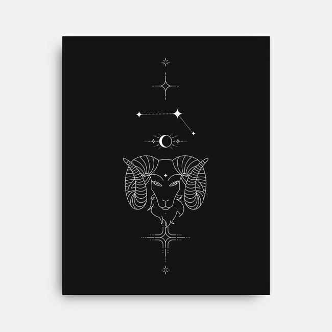 Aries Doodle-None-Stretched-Canvas-MaxoArt