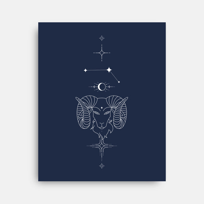 Aries Doodle-None-Stretched-Canvas-MaxoArt