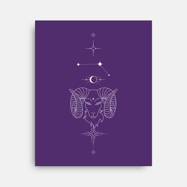 Aries Doodle-None-Stretched-Canvas-MaxoArt
