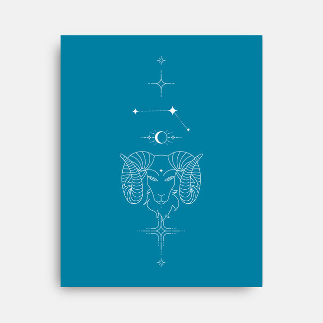Aries Doodle-None-Stretched-Canvas-MaxoArt