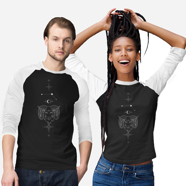 Aries Doodle-Unisex-Baseball-Tee-MaxoArt