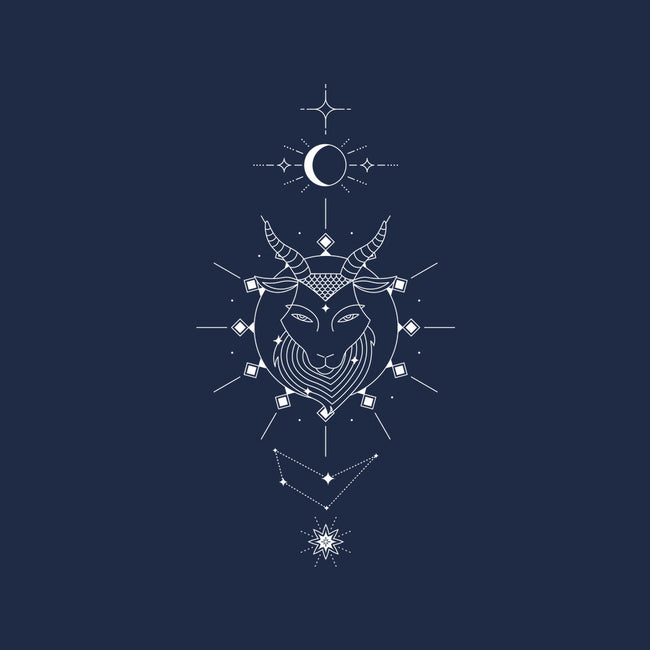 Capricorn Doodle-Mens-Heavyweight-Tee-MaxoArt
