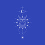 Capricorn Doodle-None-Fleece-Blanket-MaxoArt