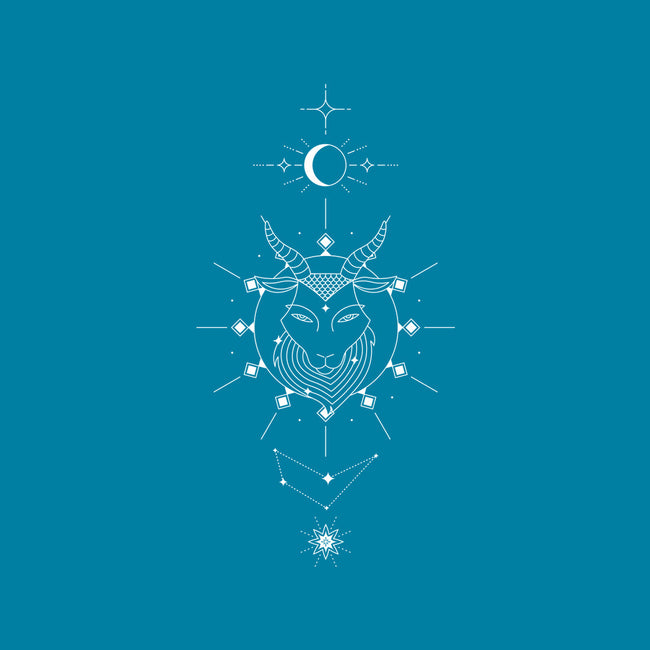 Capricorn Doodle-Womens-Basic-Tee-MaxoArt