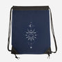 Capricorn Doodle-None-Drawstring-Bag-MaxoArt