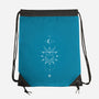 Capricorn Doodle-None-Drawstring-Bag-MaxoArt