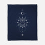 Capricorn Doodle-None-Fleece-Blanket-MaxoArt
