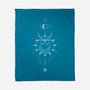 Capricorn Doodle-None-Fleece-Blanket-MaxoArt