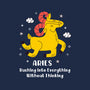 Rushing Into Everything-Womens-Fitted-Tee-MaxoArt