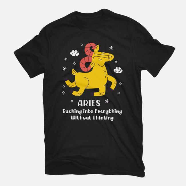 Rushing Into Everything-Womens-Fitted-Tee-MaxoArt