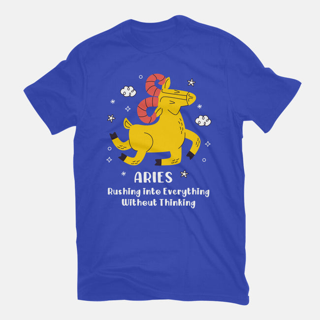 Rushing Into Everything-Womens-Fitted-Tee-MaxoArt