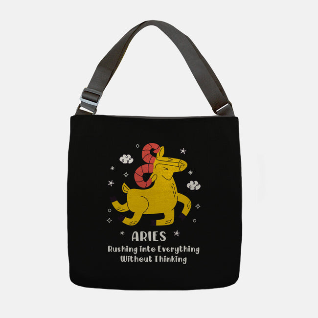 Rushing Into Everything-None-Adjustable Tote-Bag-MaxoArt