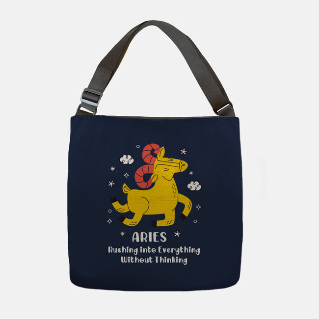 Rushing Into Everything-None-Adjustable Tote-Bag-MaxoArt