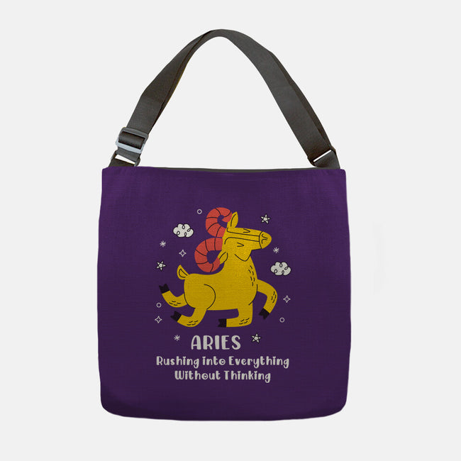 Rushing Into Everything-None-Adjustable Tote-Bag-MaxoArt
