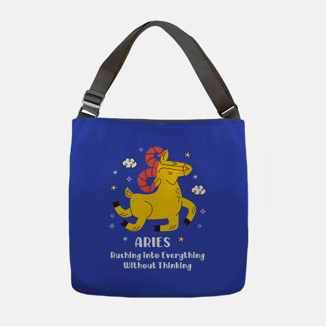 Rushing Into Everything-None-Adjustable Tote-Bag-MaxoArt