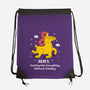 Rushing Into Everything-None-Drawstring-Bag-MaxoArt