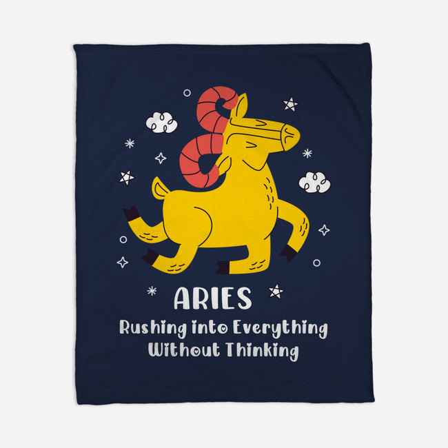 Rushing Into Everything-None-Fleece-Blanket-MaxoArt