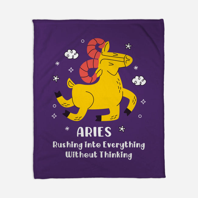 Rushing Into Everything-None-Fleece-Blanket-MaxoArt