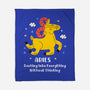 Rushing Into Everything-None-Fleece-Blanket-MaxoArt