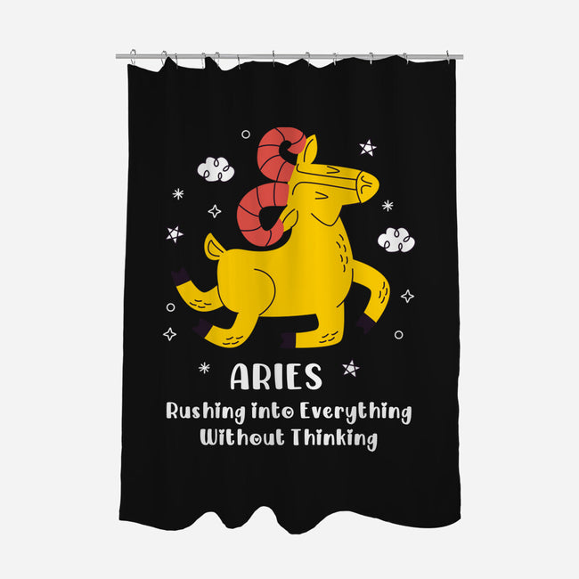 Rushing Into Everything-None-Polyester-Shower Curtain-MaxoArt