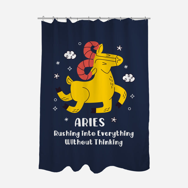 Rushing Into Everything-None-Polyester-Shower Curtain-MaxoArt