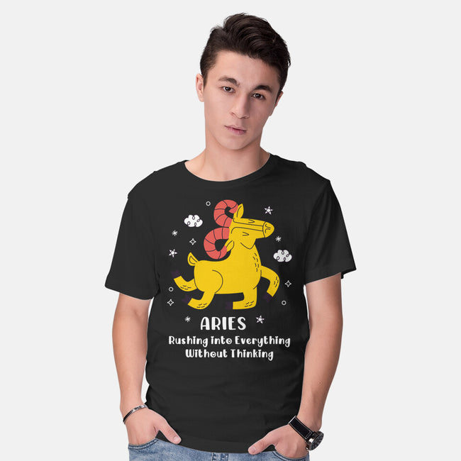 Rushing Into Everything-Mens-Basic-Tee-MaxoArt