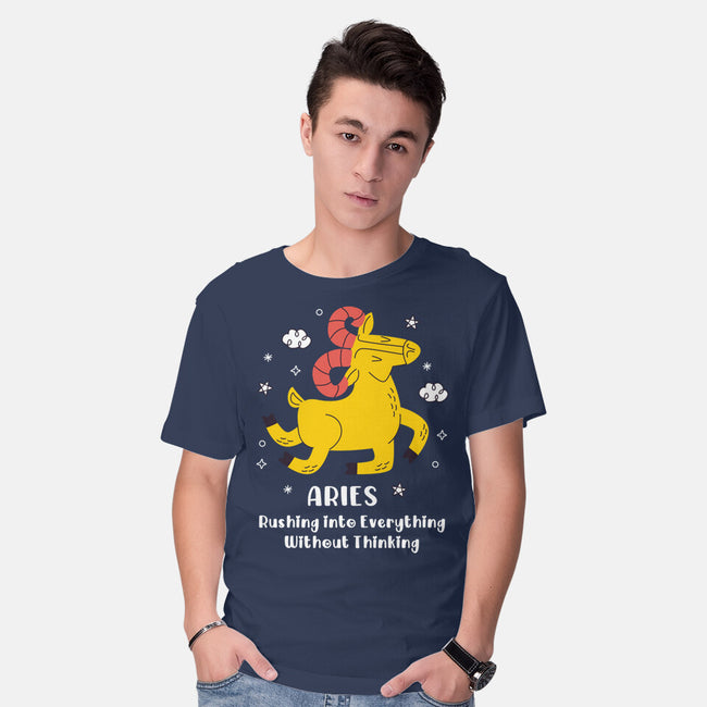 Rushing Into Everything-Mens-Basic-Tee-MaxoArt