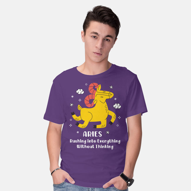 Rushing Into Everything-Mens-Basic-Tee-MaxoArt