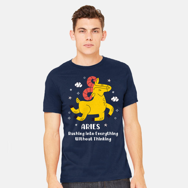 Rushing Into Everything-Mens-Heavyweight-Tee-MaxoArt