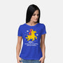 Rushing Into Everything-Womens-Basic-Tee-MaxoArt