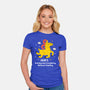 Rushing Into Everything-Womens-Fitted-Tee-MaxoArt