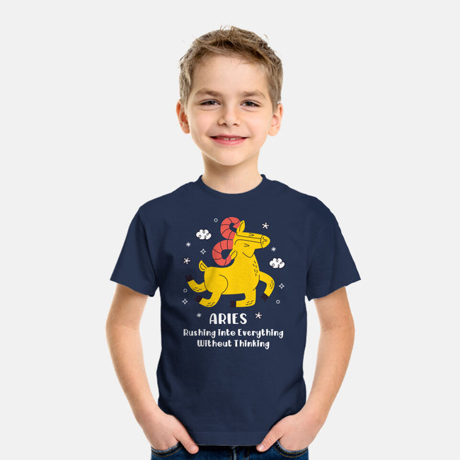 Rushing Into Everything-Youth-Basic-Tee-MaxoArt