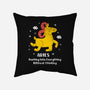 Rushing Into Everything-None-Removable Cover w Insert-Throw Pillow-MaxoArt