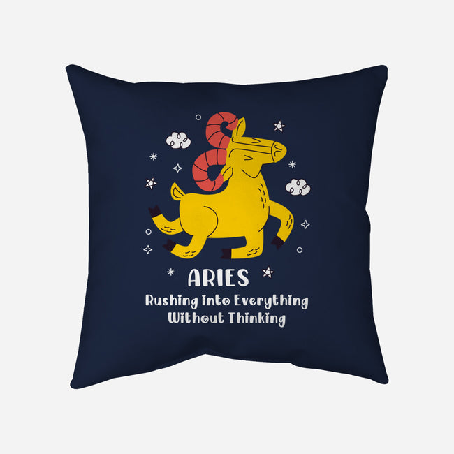 Rushing Into Everything-None-Removable Cover w Insert-Throw Pillow-MaxoArt
