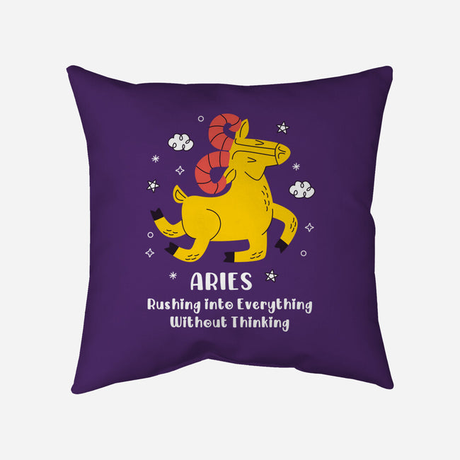 Rushing Into Everything-None-Removable Cover w Insert-Throw Pillow-MaxoArt