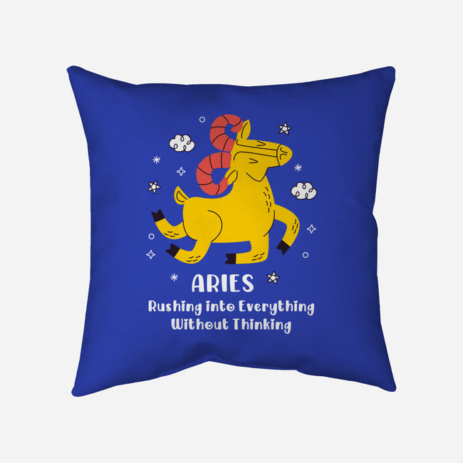 Rushing Into Everything-None-Removable Cover w Insert-Throw Pillow-MaxoArt