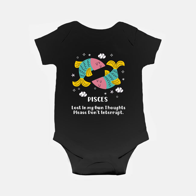 Lost In My Own Thoughts-Baby-Basic-Onesie-MaxoArt