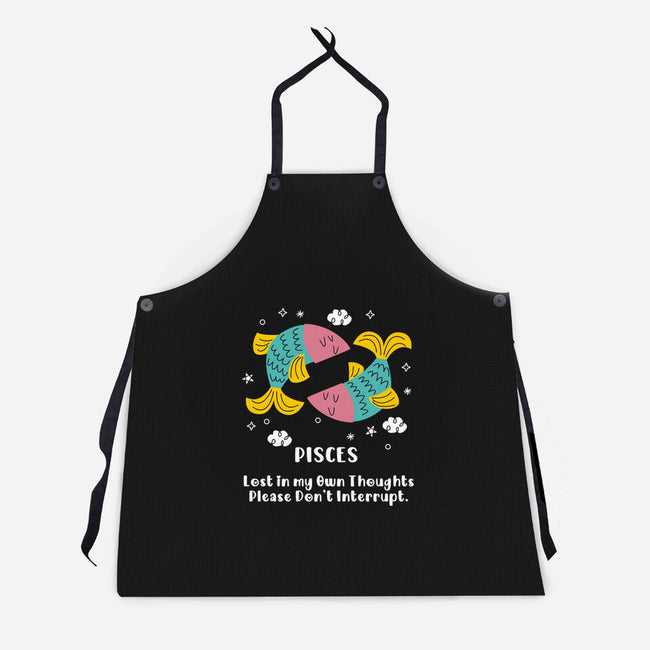 Lost In My Own Thoughts-Unisex-Kitchen-Apron-MaxoArt