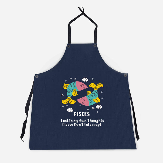 Lost In My Own Thoughts-Unisex-Kitchen-Apron-MaxoArt