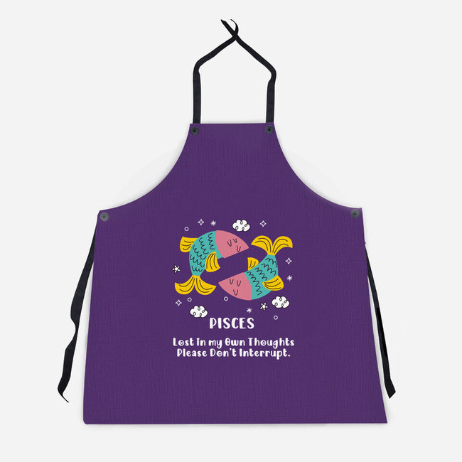 Lost In My Own Thoughts-Unisex-Kitchen-Apron-MaxoArt