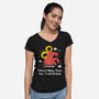 I Don’t Have Time For Your Drama-Womens-V-Neck-Tee-MaxoArt