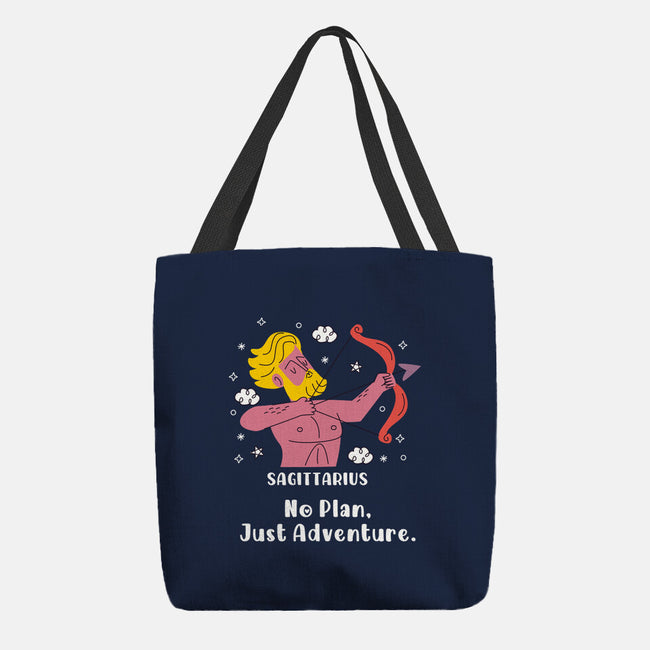 No Plan Just Adventure Zodiac-None-Basic Tote-Bag-MaxoArt